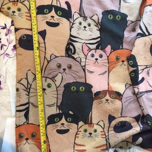 YESNO Women’s Cat Sweater Pullover Oversized Wool Blend Allover Size Medium - Picture 8 of 8